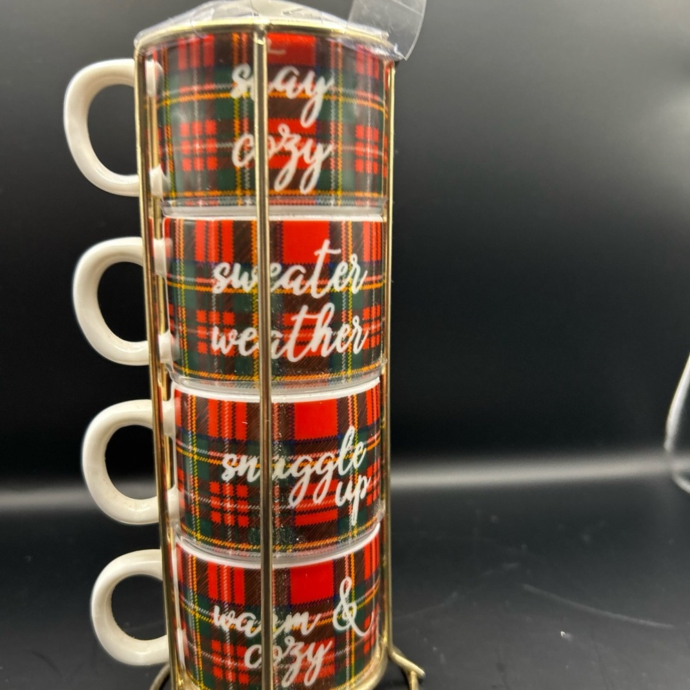 NWT Coco + Lola Espresso cups Set of 4 Hearts